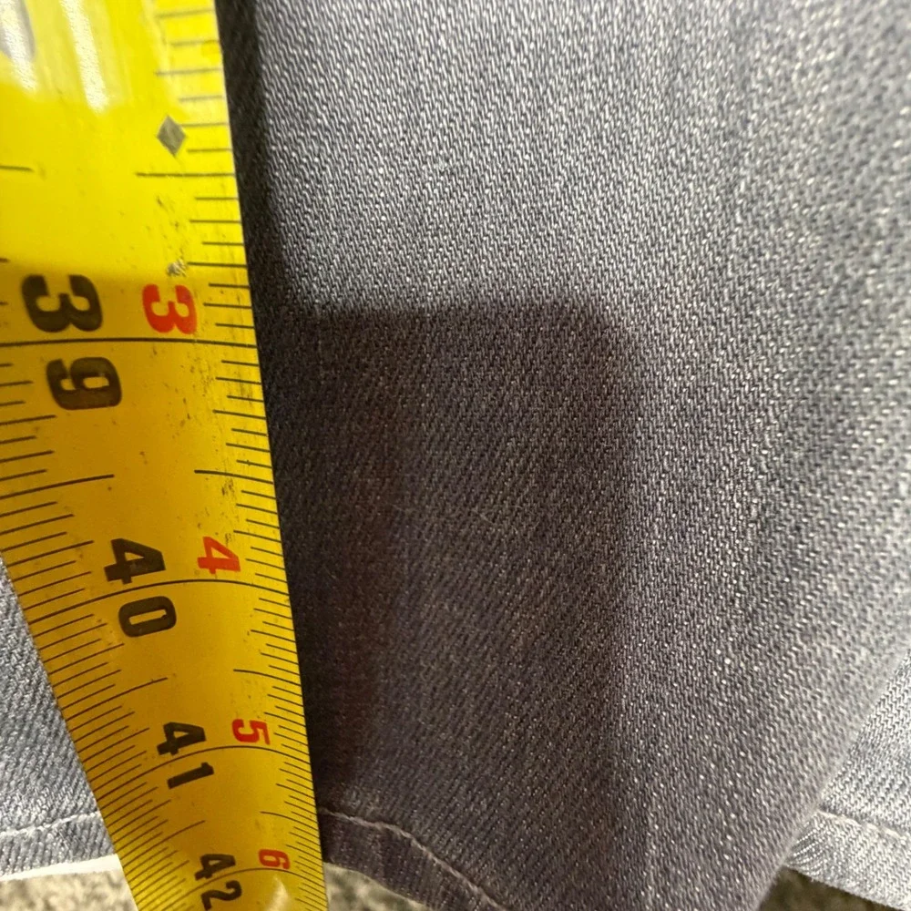 AG Adriano Goldschmied Protege Straight Leg Mens Jeans Charcoal Gray Size 36x32